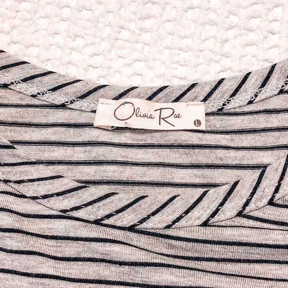 Long sleeve striped top - Picture 1 of 2